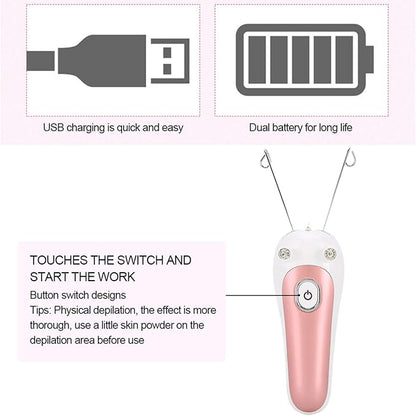 Electric Facial Hair Remover (Threading Device)