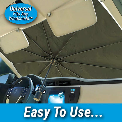 Car Windshield Sun Shade – Foldable UV Blocker