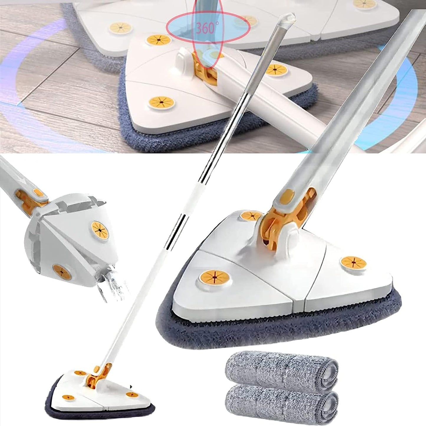 360° Rotating Self-Wringing Mop