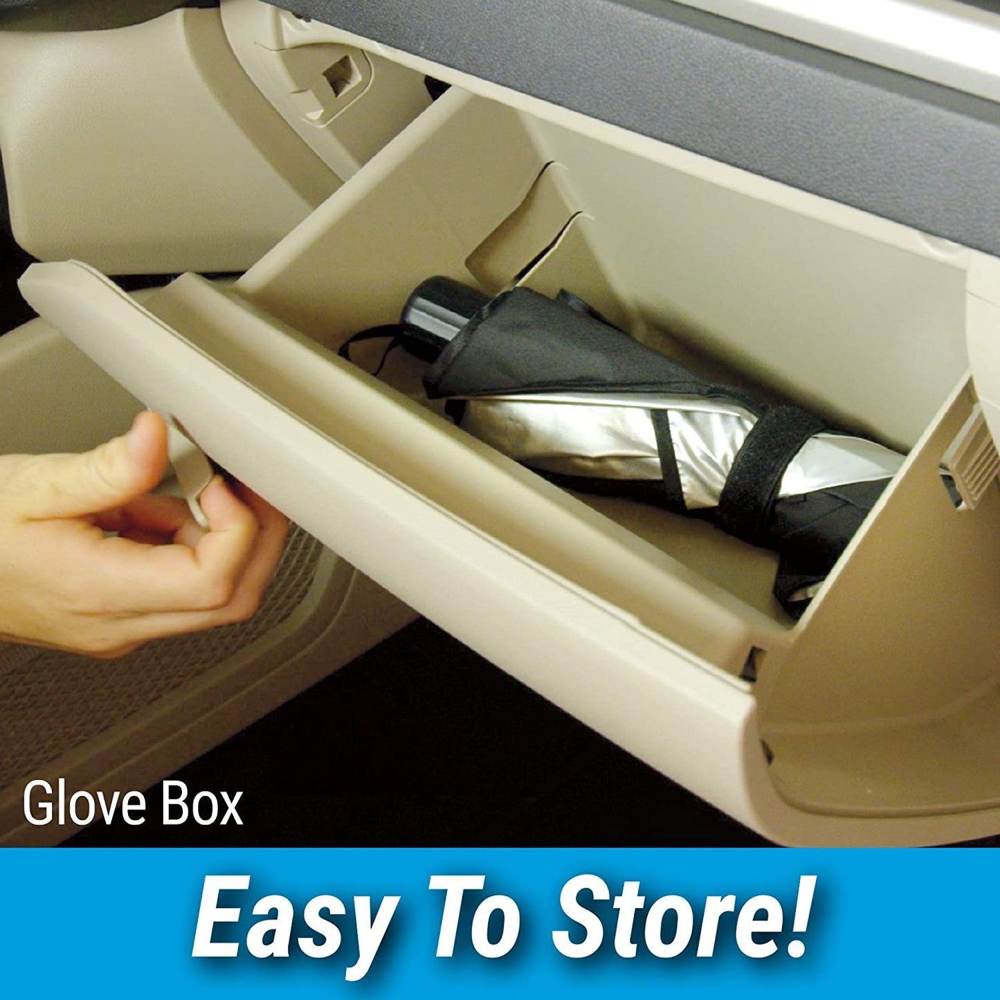 Car Windshield Sun Shade – Foldable UV Blocker