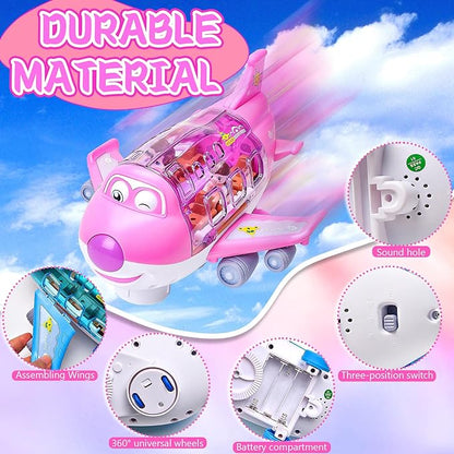 Rotating Electric Airplane Toy – 360° Light & Sound Plane