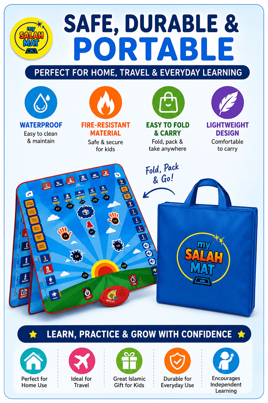 Islamic Learning Mat for Kids