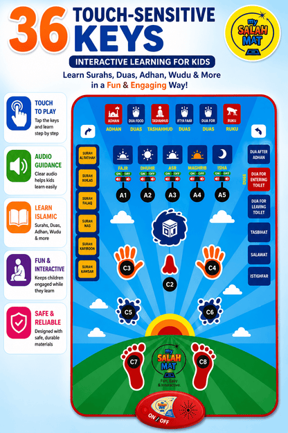 Islamic Learning Mat for Kids