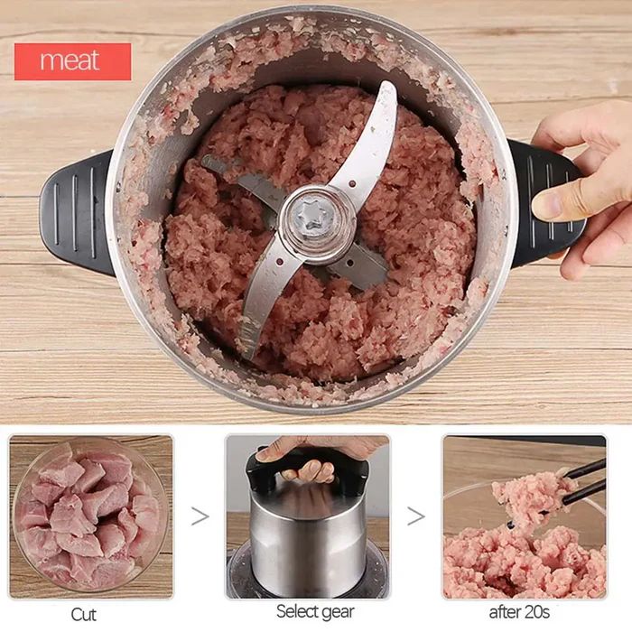 Stainless Steel Electric Food Chopper
