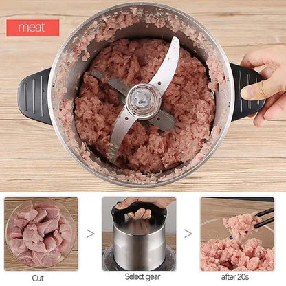 Stainless Steel Electric Food Chopper